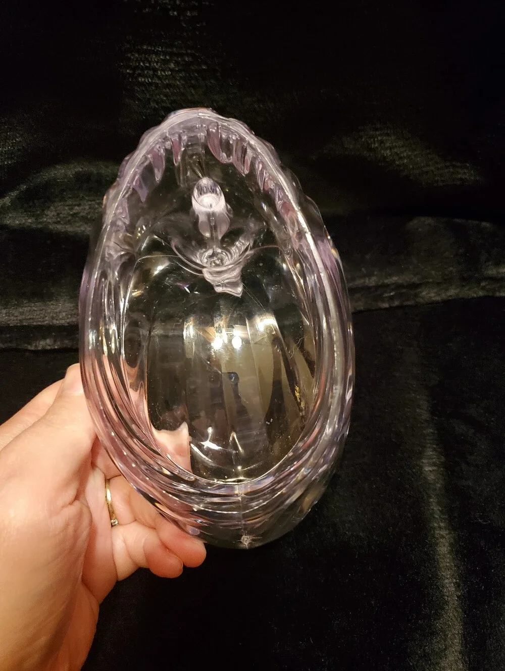 Vintage Swan Soap Holder Dish Retro Clear Acrylic Bathroom Restroom Beautiful
